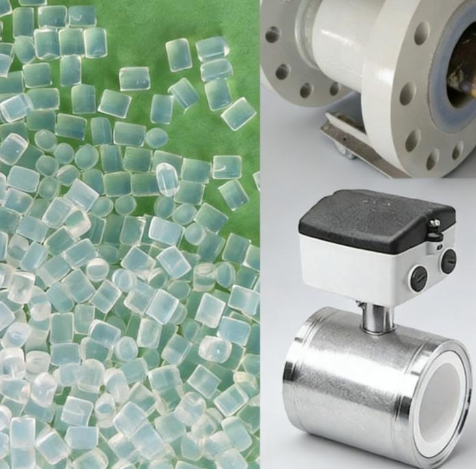 PFA revestido para medidores de fluxo magnético